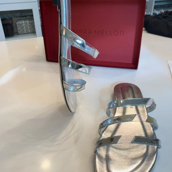COPY - Tamara Mellon slit/specchio Argentine sandal “NEW” - Picture 14 of 14